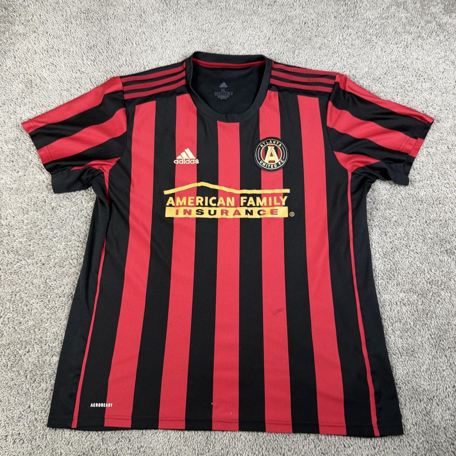 Atlanta United Fc Jersey Mens Xl Home Multi-Color Mls Soccer Adidas Aeroready